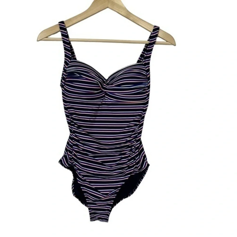 Niptuck Swim Joanne Twist Front Design Tummy Control One Piece Swimsuit